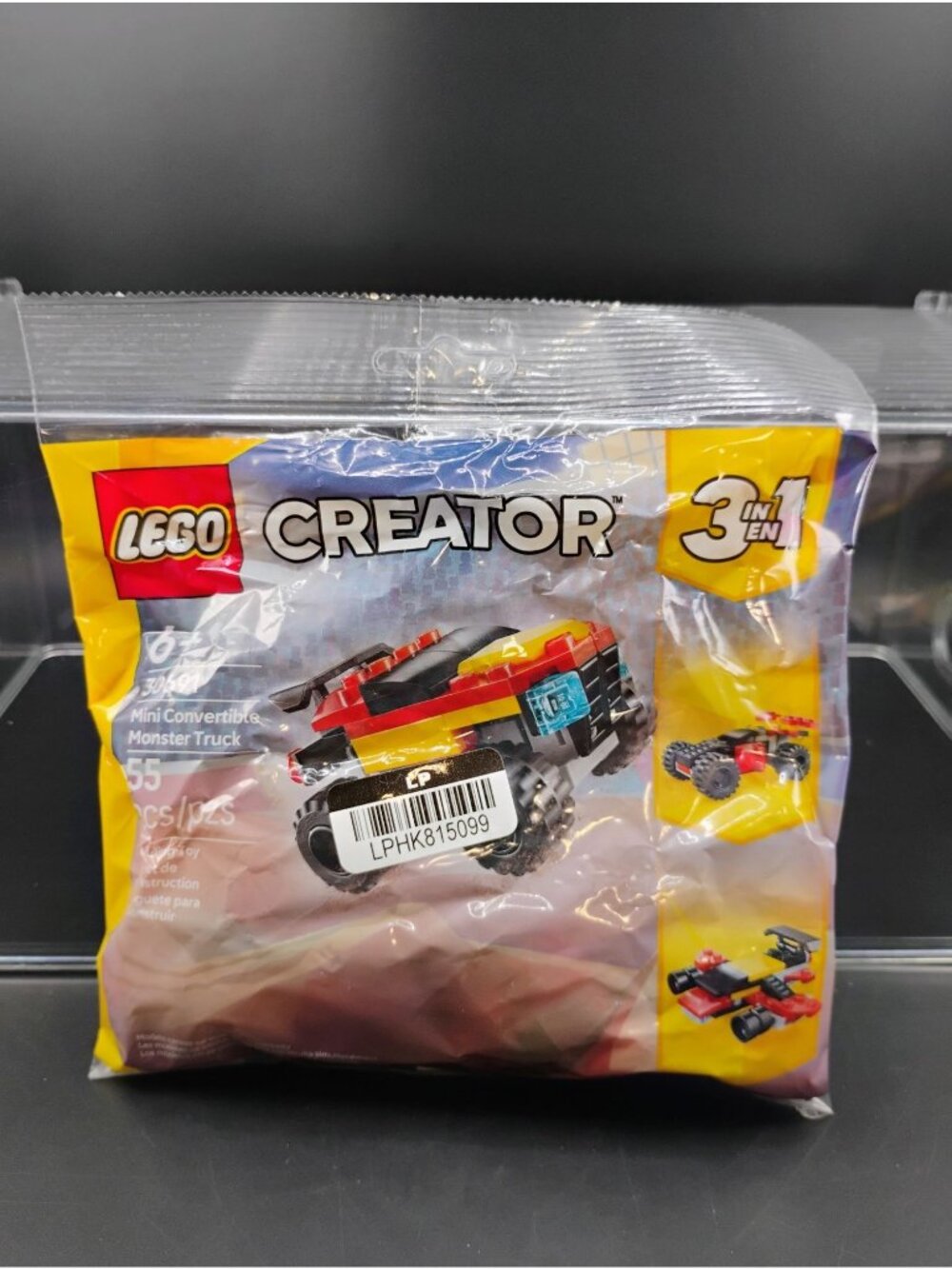 LEGO Creator 3in1 Mini Convertible Monster Truck Set 30691